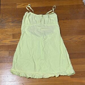 NASTY GAL Light lime green with tie back